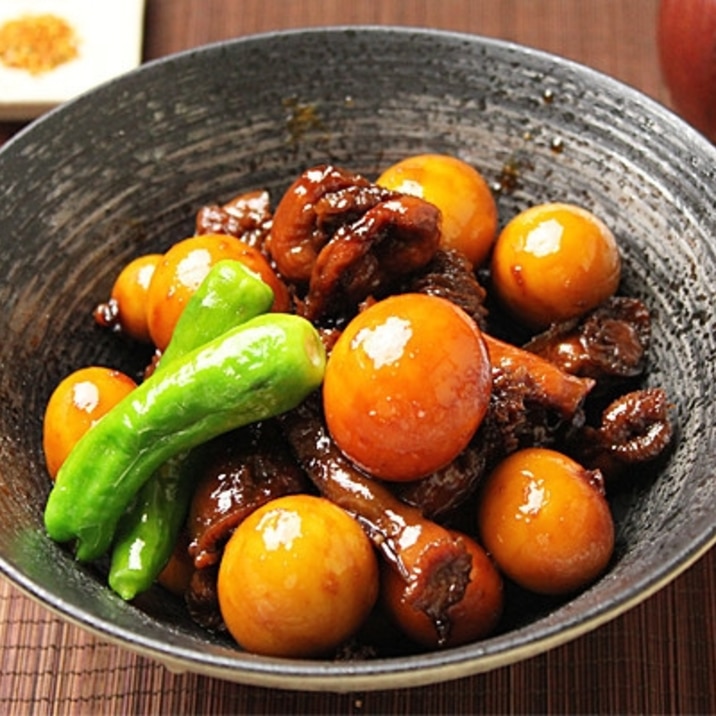 簡単♪絶品★鳥もつ煮(鶏モツ煮込み)